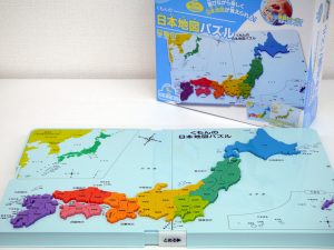 公文の日本地図パズルの写真